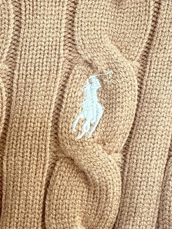 Polo by Ralph Lauren Cable-Knit Button Cardigan Size L - Picture 3 of 7